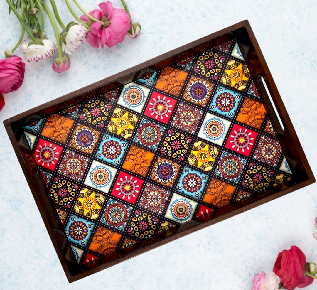 Wooden Tray for Serving